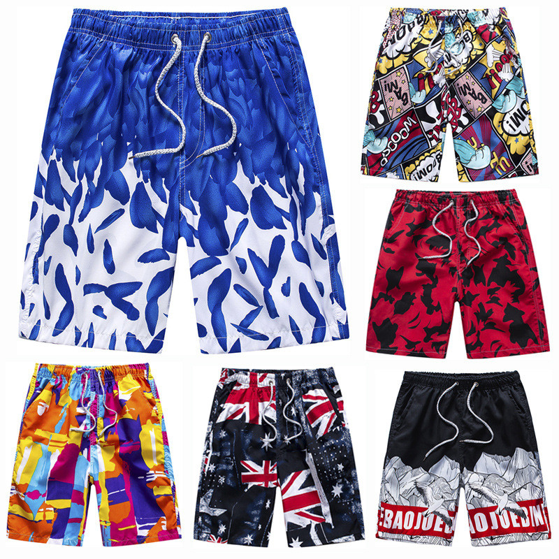 

men beach shorts Classic Summer polo Board Shorts embroidery Men's Beach surf Pants swim shorts Men printed swimming clothing ST3015, Extra shipping postage/no ship