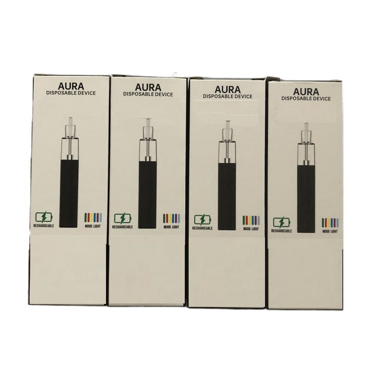 

Aura 7 color of LED rechargable Disposable vape Pod ecigarette 1500 Puffs 1000mAh 5ml vape pen puff bar plus double xxl bang xxl air bar lux