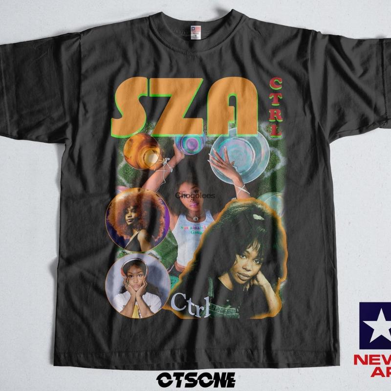 

Men' T-Shirts Inspired SZA Ctrl R&B T Shirt Hip Hop Rap Tee Bootleg Unisex Hypebeast, Men-darkpurple