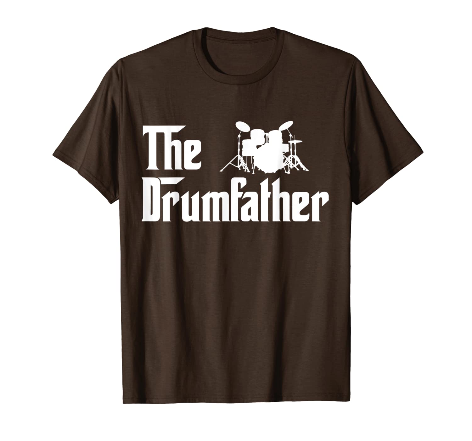 

the drum father t-shirt funny drummer gift shirt, White;black