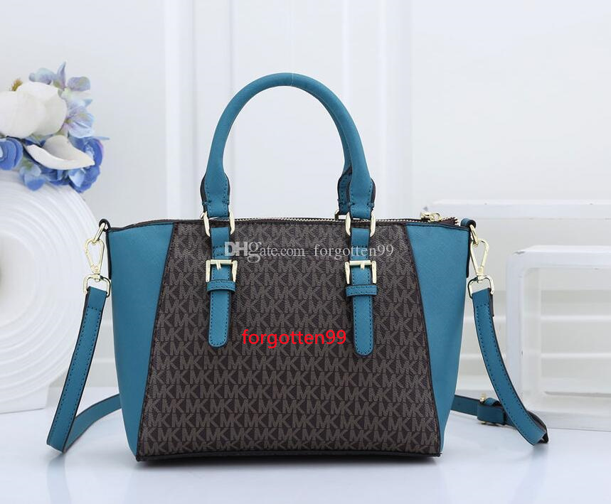 

008 michaels mks kor women's Leather chain handbag Shoulder Envelope Crossbody Shopping Bags messenger bag, Black;brown