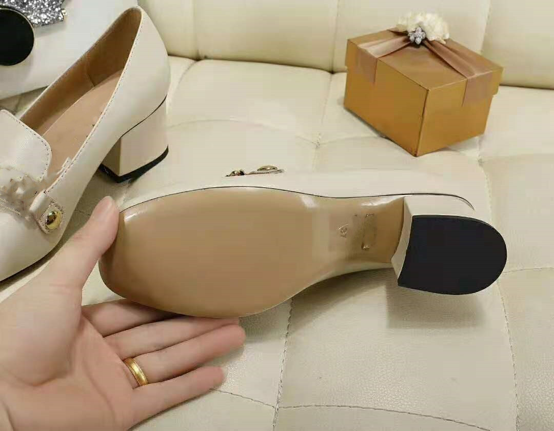 

2021 Classic Office shoes professional thin heel women's sexy party size 34-42, White