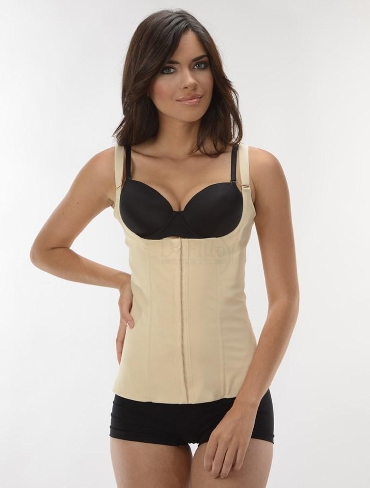 

Dr.Fitto Body Shaper Halter Waist Corset SKIN DR301 Bustiers & Corsets, Beige