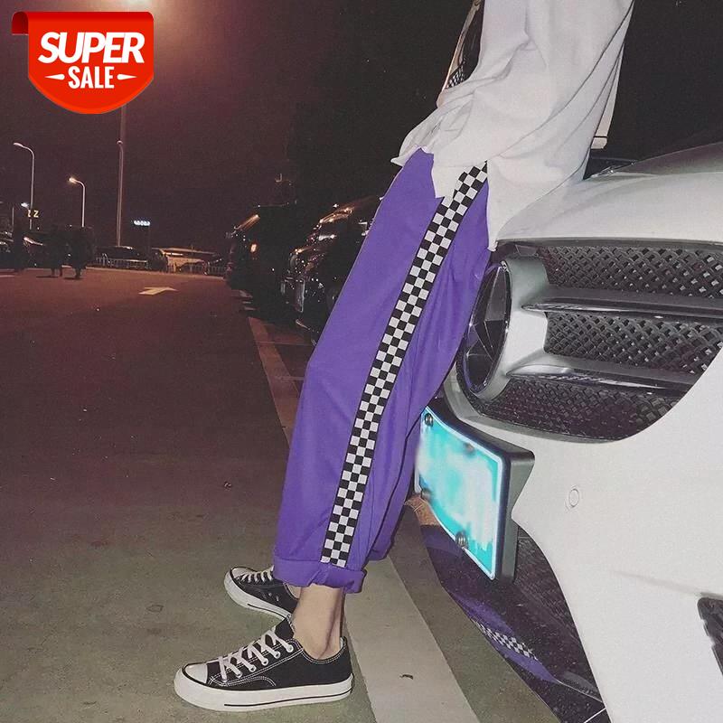 

Summer New Fashion Retro Cool Comfortable Pants women Men Straight Casual Loose Streetwear Hip Hop Tactical Trousers Sweatpants #lU98, Black;white