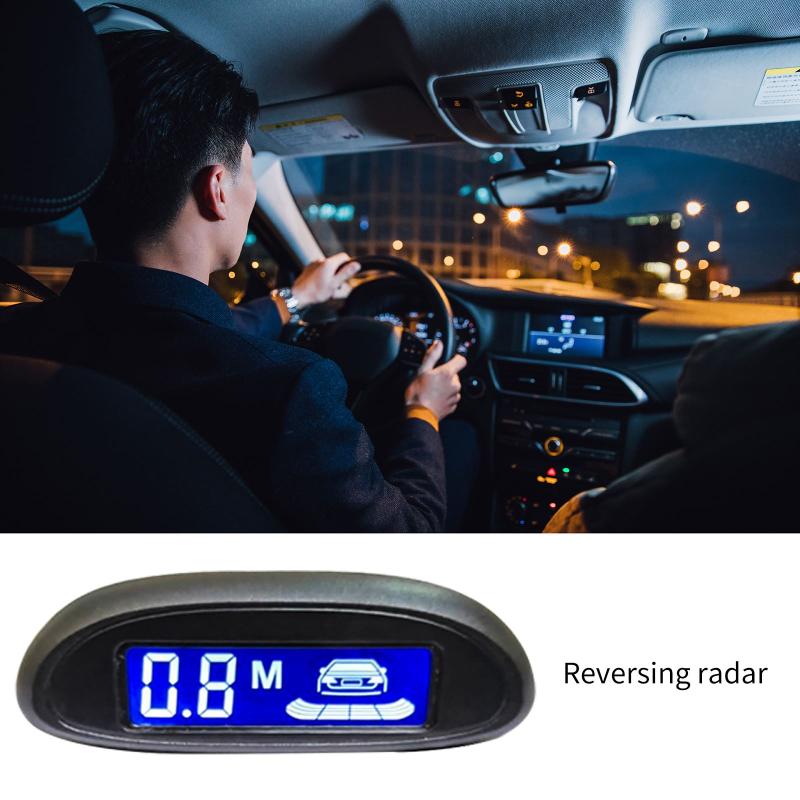 

Car Rear View Cameras& Parking Sensors 2021 Auto LCD Parktronic Led Sensor Kit 4 For All Cars Reverse Assistance Backup Radar Monitor System