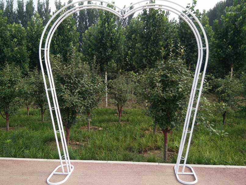 

Party Decoration Arch Shelf Wrought Iron Detachable Galvanized Flower Door Wedding Opening Cherry Arches Stand Climbing Vine