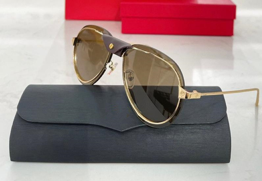 

0242 New popular sunglasses men oval sunglasses with metal and metal arms simple casual style glasses UV 400 protection Send with package