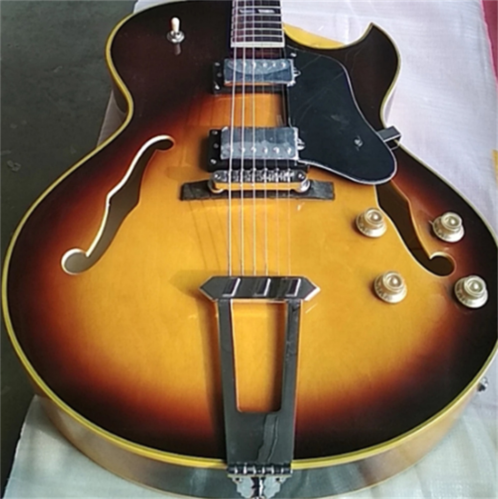 

ES Custom fat hollow Body 175 style Jazz Electric Guitar guitars guitarra