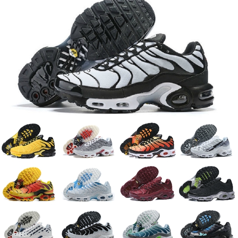 

New Mens Air Running Shoes Requin Chaussures Vapores Tn Plus Olive Triple BlAck White OG Ultra Sports Jogging Maxes Zapatillas, Tn-007