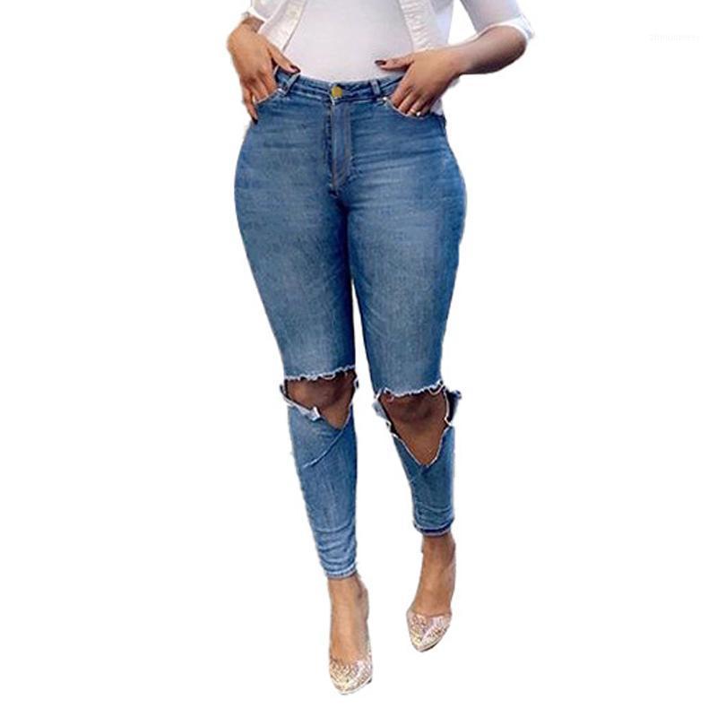 

Women Casual Jeans Fashion Washed Distressed Ripped Elastic Skinny High Street Hole Sexy Denim Pants Lady Pencil Women, 01