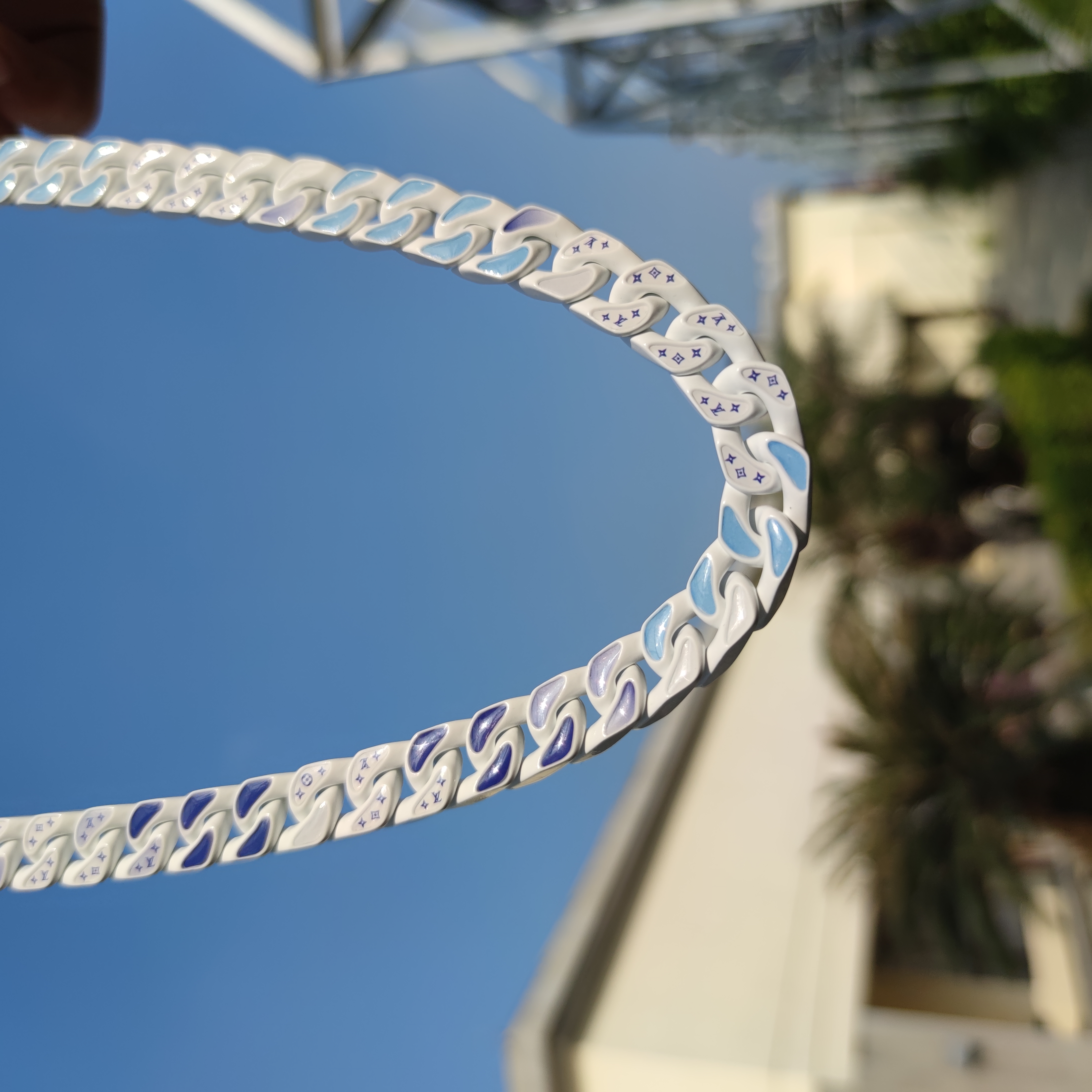 

Newest Arrive Men 316L Titanium steel Engrave Baking varnish Colored Enamel white Thick Chain Links Patches Bracelets, Golden;silver