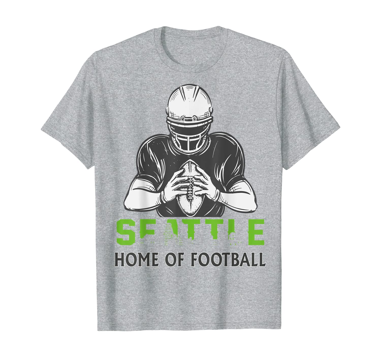 

Seattle Home Of Football Classic Football Fan T-Shirt, White;black