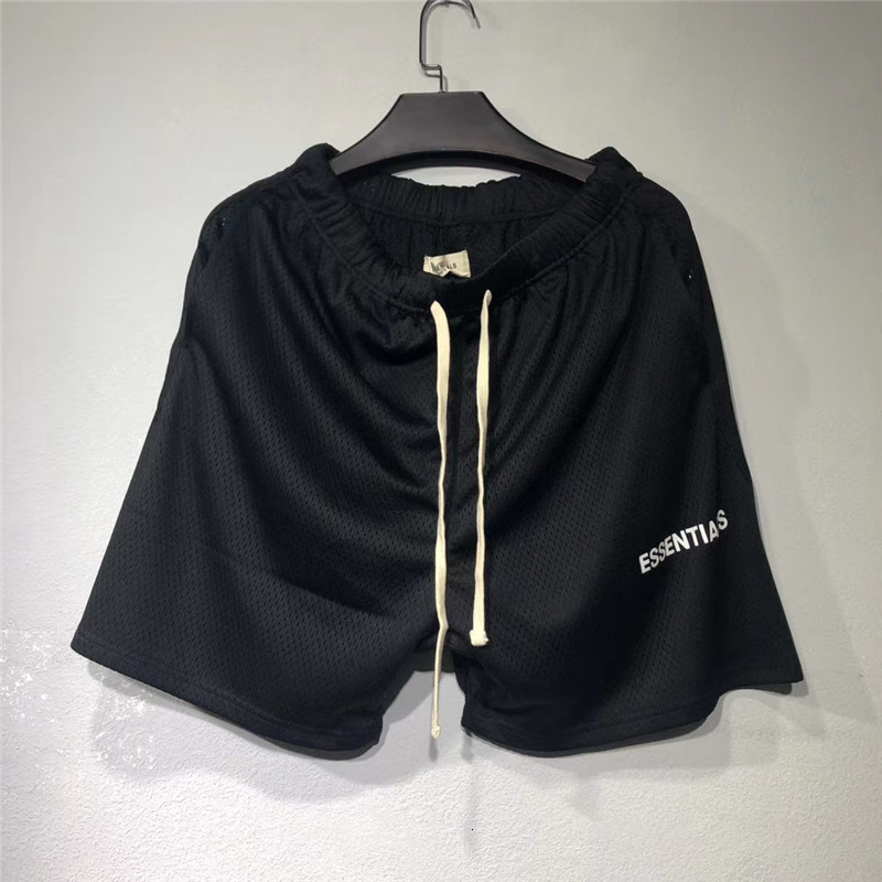 

2021 New Mesh Fog Men Wome Top Quality Fashion Essentials Shorts Kanye West Sweatpants Ti6m