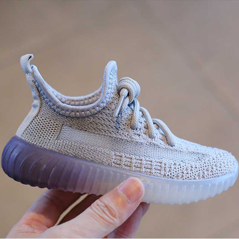 

Athletic & Outdoor 2022 Spring Summer Children Casual Sport Shoes Kids Fashion Solid Color Soft-soled Boys Breathable Girl Sneakers, Color 1