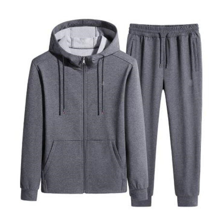 

21FW sprint Men Women tracksuits arrival high quality two pieces set Hooded jacket+track pants with letters and strips printed Size L-4XL, Red