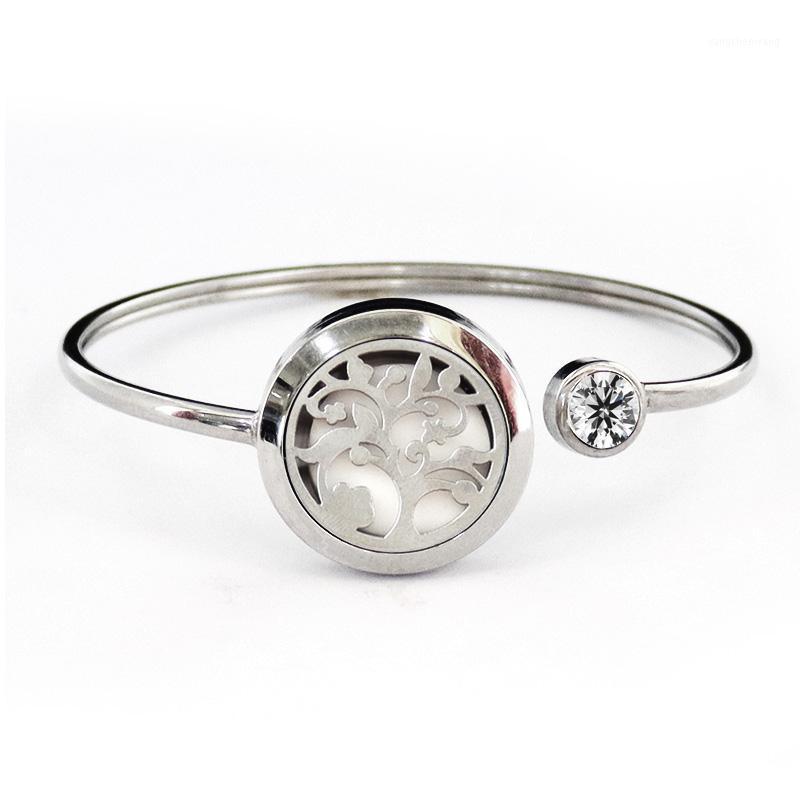 

20/25MM Stainless Steel Perfume Locket BraceletLocket Diffuser Bracelet Bangle Jewelry Gift