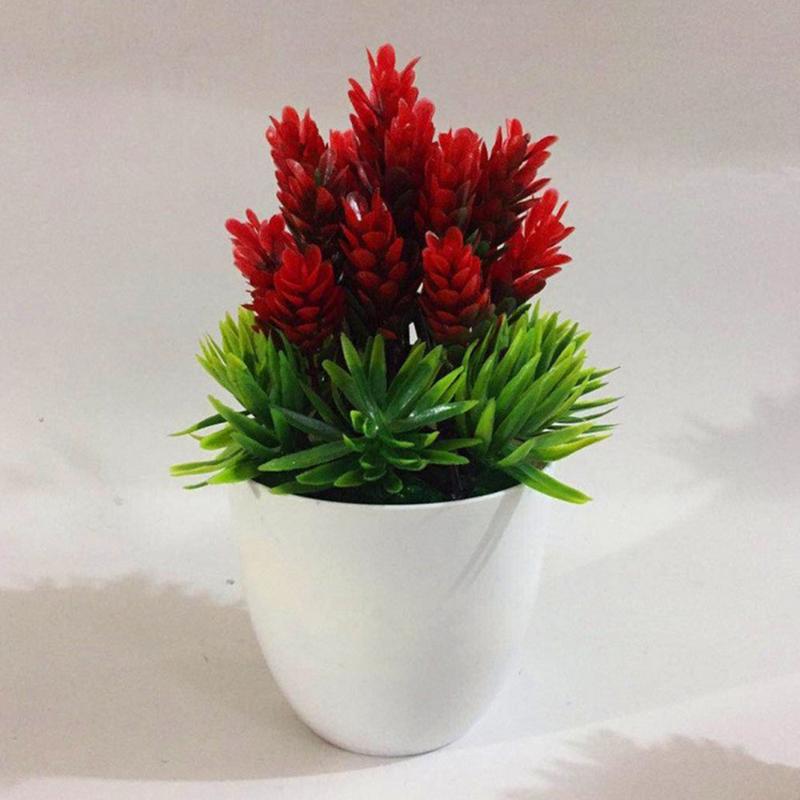 

Bonsai Seed Tree Plant Potted Flower Decoration Purifier Home Decoration Item: Artificial Bonsai Plastic + Resin, Purple