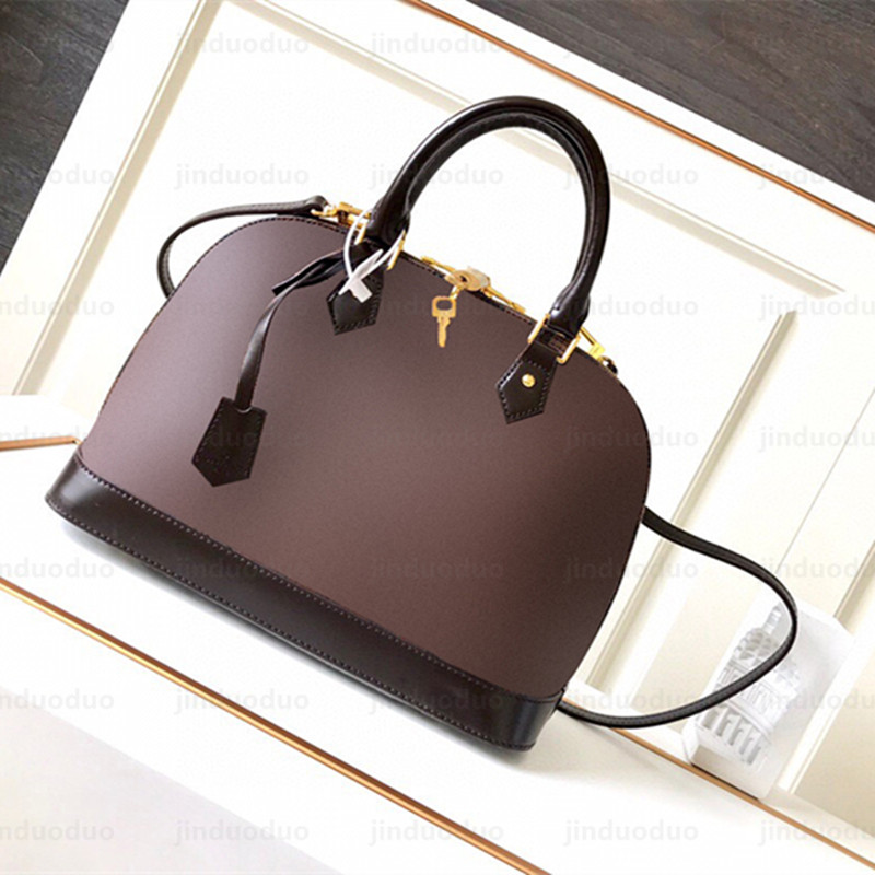 

Top quality Leather Shoulder Bags ALMA handle famous handbag tote nylon Handbags Bestselling Designer Luxury wallet clutch women Crossbody bag Hobo purses fashion, Carton