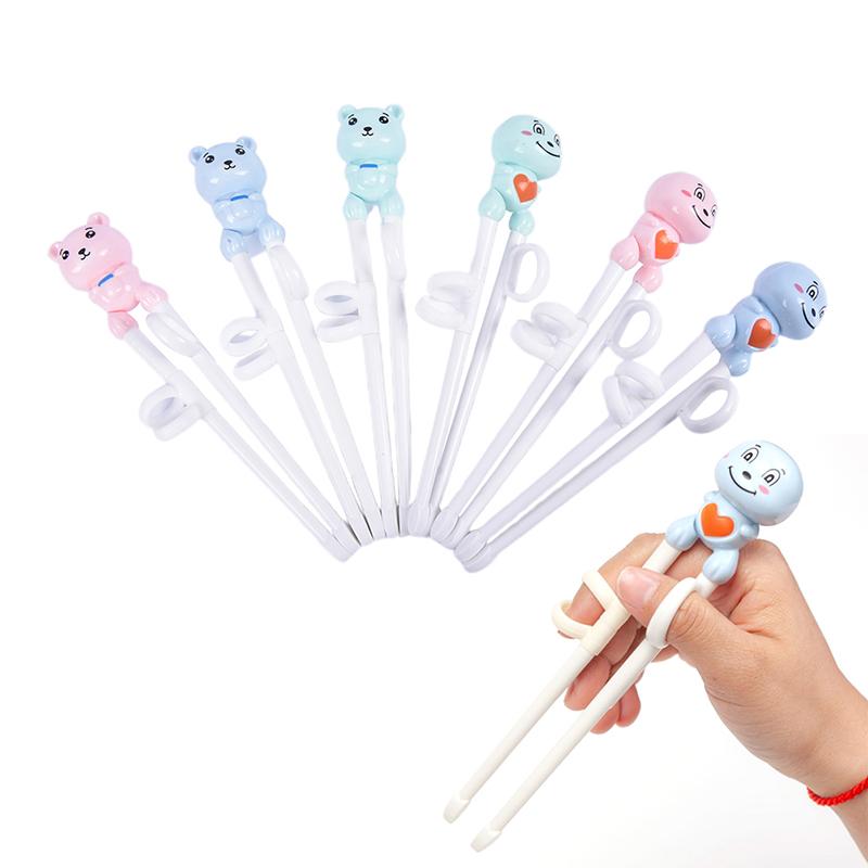 

Cute Monk/bear Learning Training Chopsticks Kids Children Chinese Kitchen Accessories 1Pair 18cm*3cm