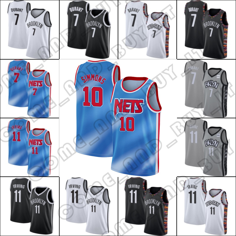 

Kevin 7 Durant Jersey Basketball Ben 10 Simmons Kyrie James 13 Irving Harden Classic Edition uniform, Men jersey