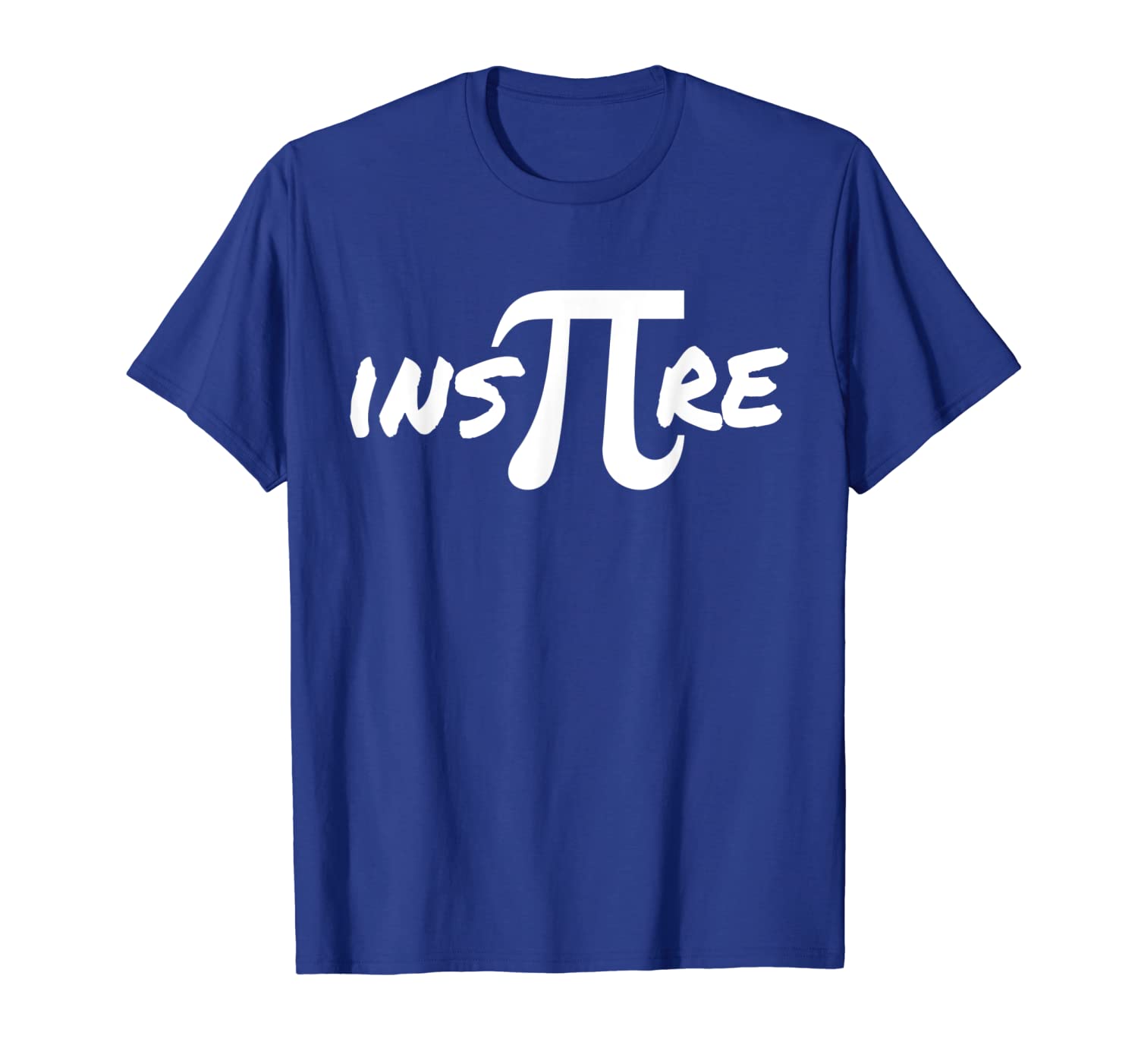 

Math Teacher Pi Day Gift T-Shirt Inspire Love Math, White;black