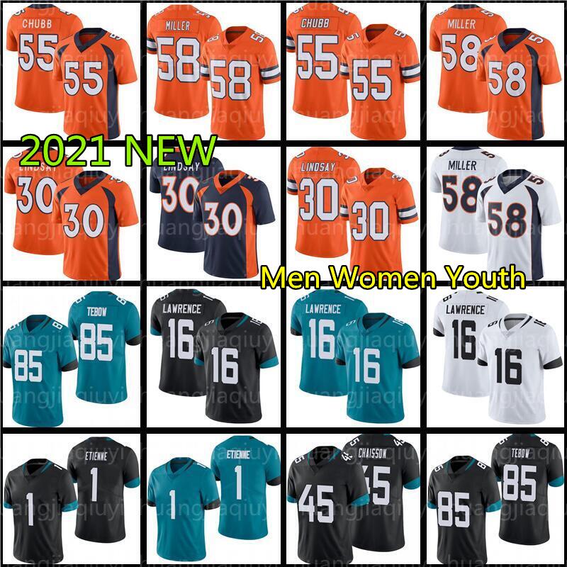 

16 Trevor Lawrence JacksonvilleJaguar10 Jerry Jeudy Jersey Travis Etienne Tim Tebow Football Patrick Surtain II Von Miller DenverBroncosDrew Lock, As