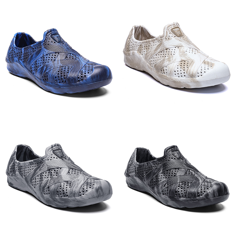 

men water shoes summer beach shoe classic blue home outdoor soft work sneaker mens breathable sports trainer
