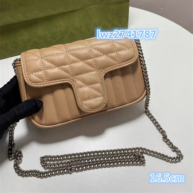 

Designer Handbags Shoulder Bags Woman excellent quality Bag made in Real Leather Clutch Purse serial number inside, 16.5cm greyg:ucci