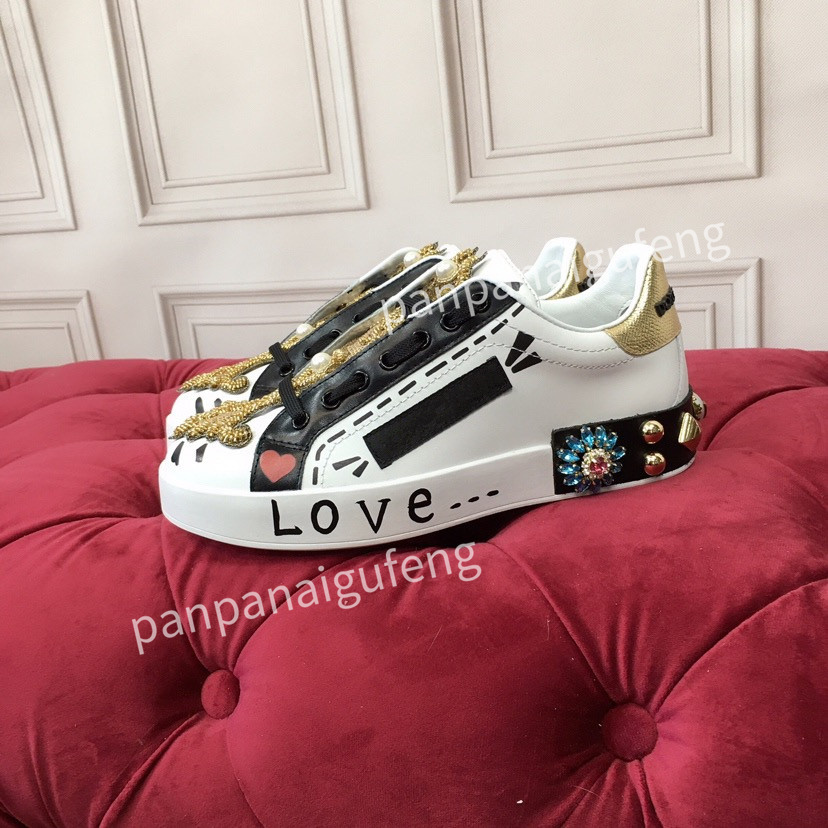 

2021 luxury brand Designer shoes leather Sneakers Beige Men Trainers Vintage Ladies Shoe Designers Sneakes size35-45, 01