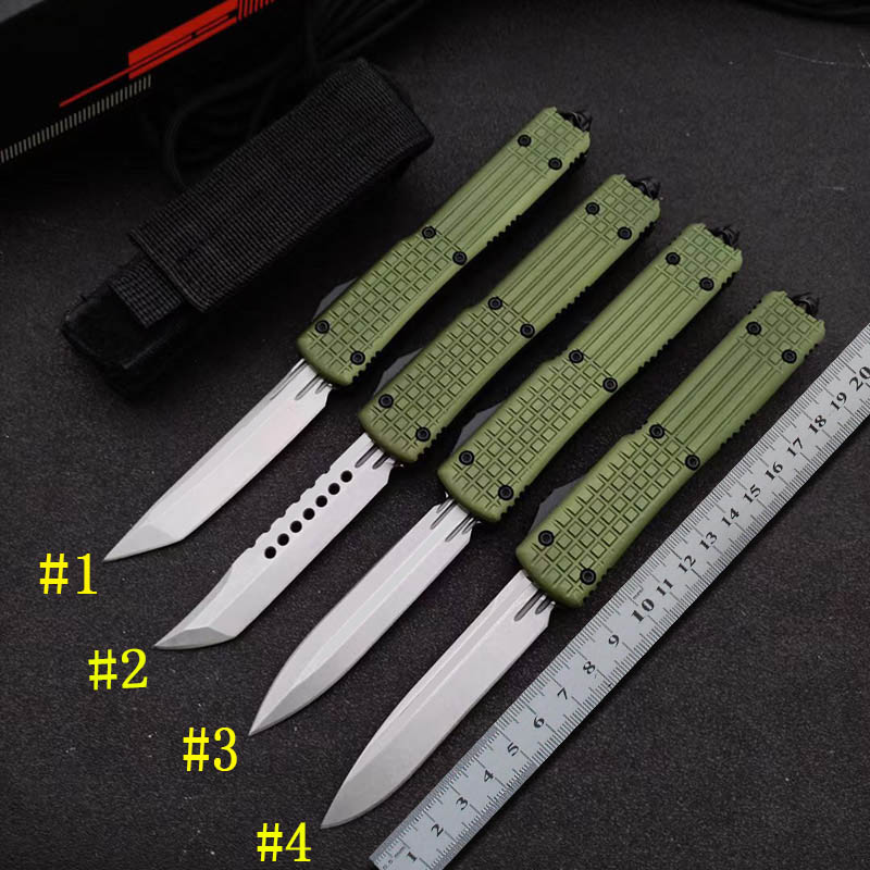 

Micmt Combat Dragon Out The Fron Automatic Knife Fast Open Double Action UT85 BM 3300BK 3310 9400 Outdoor Self Defense Hunting Survival Auto