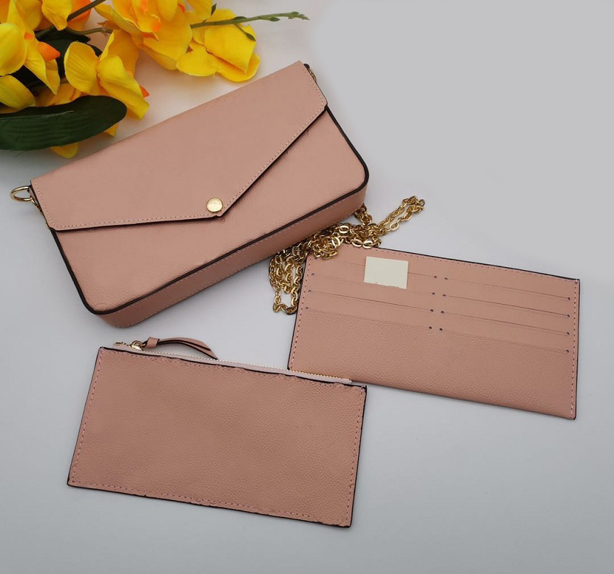 

2023 Fashion Designers Women shoulder bags luxury lady classic flower letter handbags tops quality leather Totes Original Chain crossbody Bag Plaid purse 612v76, Embossed monogrames