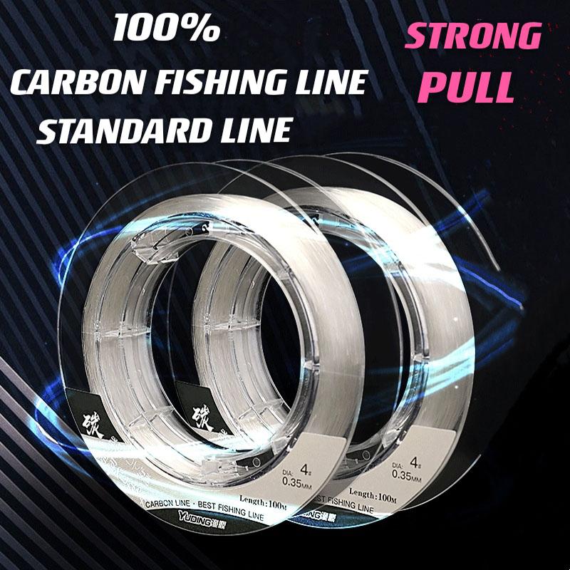 

50M 100M 0.6-20 Super Toughness Monofilament Real Fluoro Carbon Standard Luya Sea Rock Strong Japan SubLinene Fishing Tackle