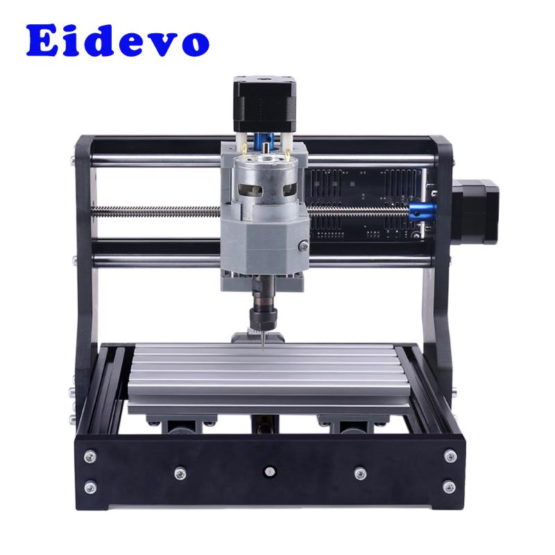 

Machining CNC1610 Pro Mini CNC Wood Router 2in1 Laser Engraver 160x100x30mm GRBL 1.1f ER11 24V Drilling Carving Cutting Printing Machine