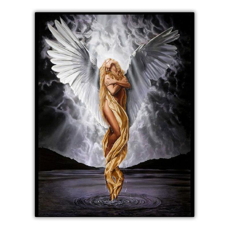 

Diamond Painting Angel Of Eternal Love 5d DIY Set Girl Picture Full Drill Square Paint Embroidery Cross Stitch Kit