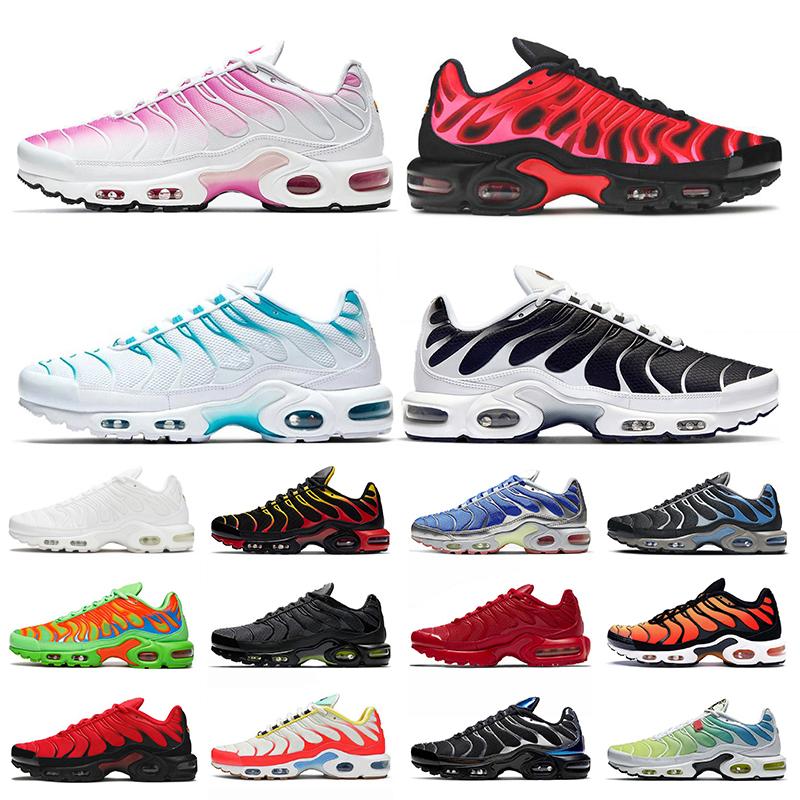 

Fashion 2021 Plus tn Women Running Shoes Mens Trainers Mean Green University Red Outdoor Jogging Sneakers big size 12