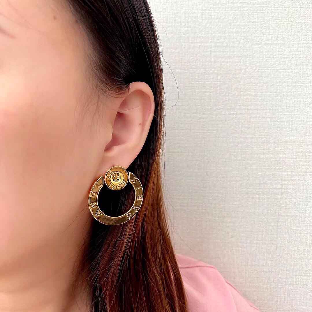 

round shape with lettles in 18k gold plated for women wedding jewelry gift have box PS4030, Golden