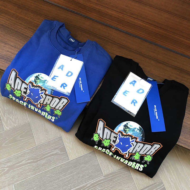

2021 New High Quality Invaders Sweatshirts Men Women Ader Error Space Invader Crewneck Korean Adererror Hoodies L8ml
