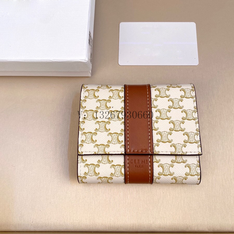 

Wallet Women's Short Fashion Arc De Triomphe Leather Zero White Printing Multi Card Large Banknote Clip, White arc de triomphe 1