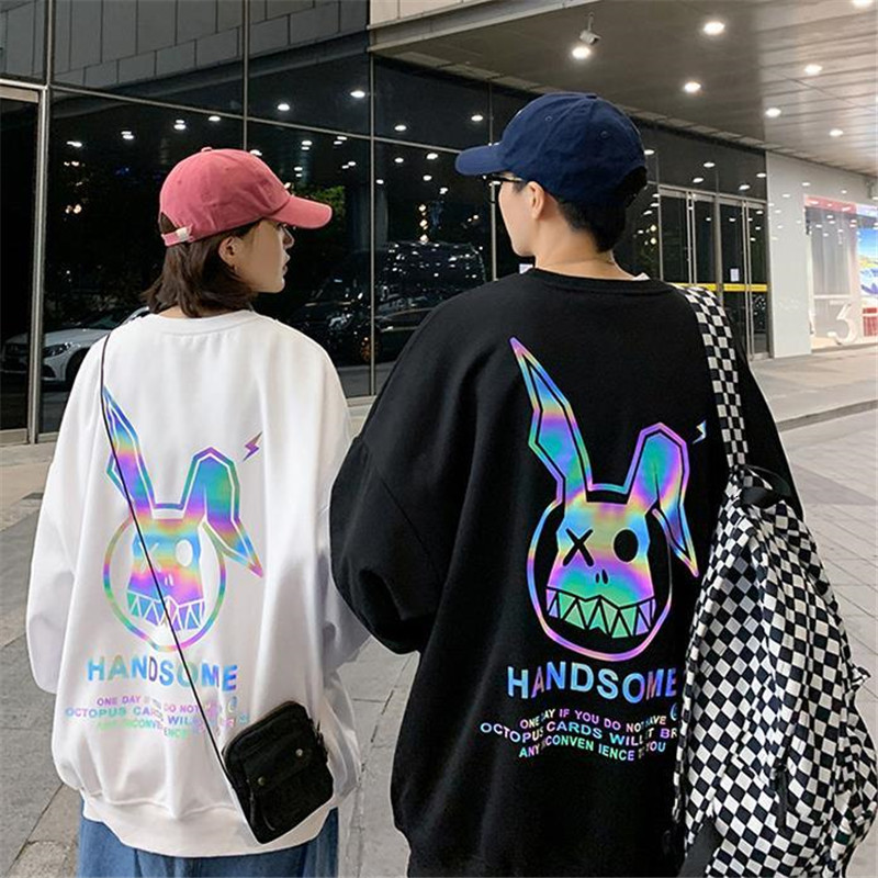 

2021 New Camiseta Casual Dos Desenhos Animados Engraado Japo Tshirt Reflexivo Streetwear Camisa De Manga Curta Kr92