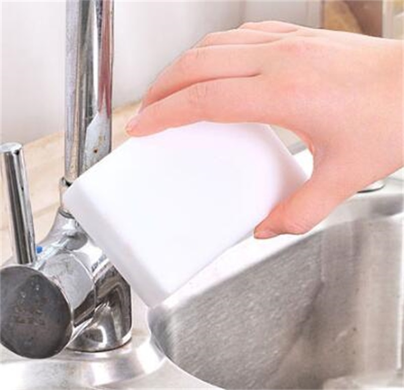 

100Pcs Melamine Sponge Magic Sponge Eraser Eraser Cleaner Cleaning Sponges for Kitchen Bathroom Cleaning Tools 10*6*2 152 V2