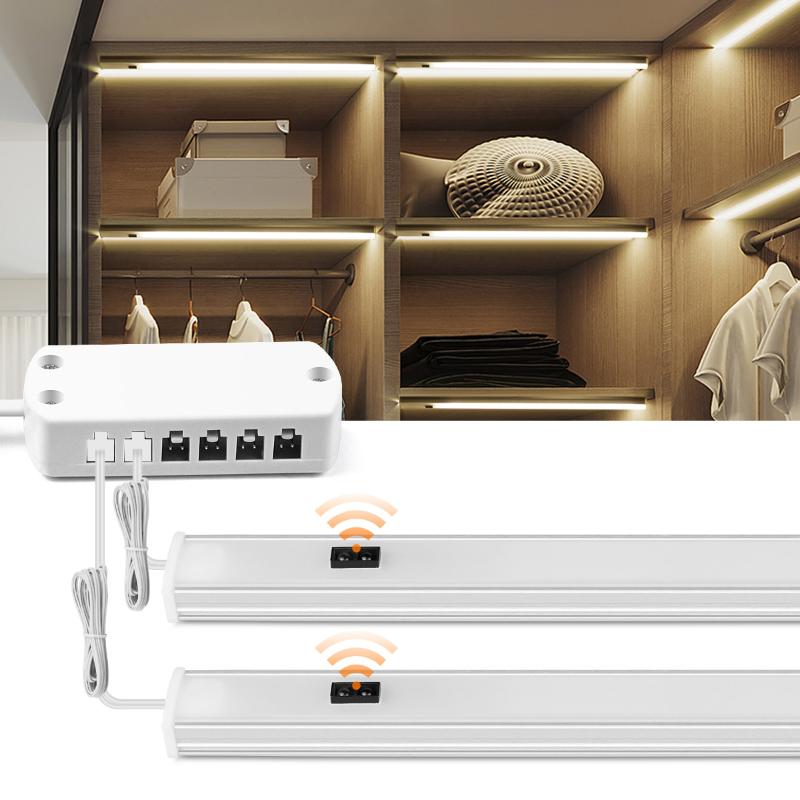 

Night Lights 12V LED Hand Sweep Sensor Light For Kitchen Cabinet Bedroom Wardrobe 30cm 40cm 50cm Closet Lamp