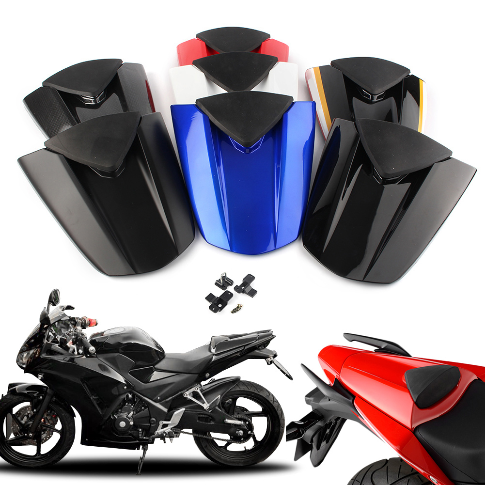 

Motorcycle Parts For Honda CBR300R CB300F 2014-2017 Rear Fairing Seat Cowl Pillion Cover Blue Red Black White Sliver Carbon Fiber