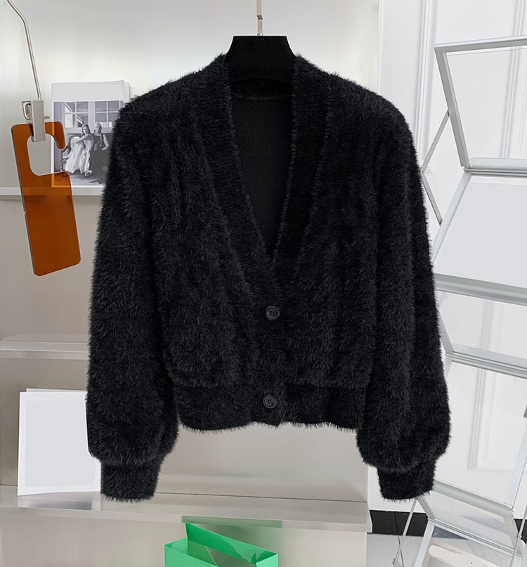 

Senior designer super thick mink velvet and water blend hooded women' sweater xqnm724 5066, Postage