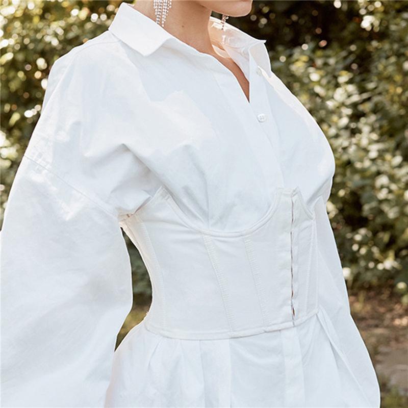 

Belts Fashion Women Ultra Super Wide Belt Clothing Elastic Corset Waist Ladies Accesoories Female Decorations White, Black;brown