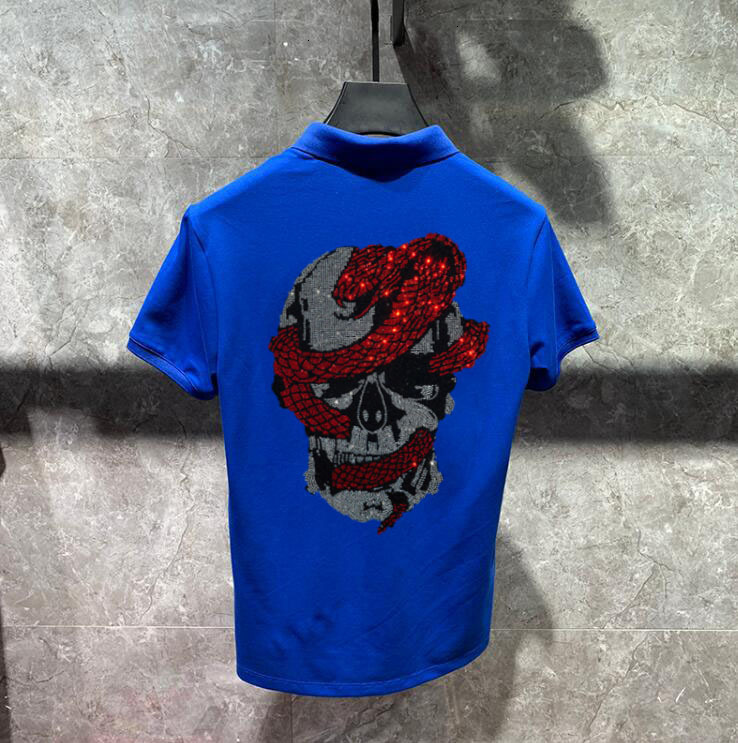 

2021 New Summer 3 Color Fashion Comfort Men's Short-sleeved Tees Top Quality Cotton Shirts Hot Drill Design 8CNK, As picture shown