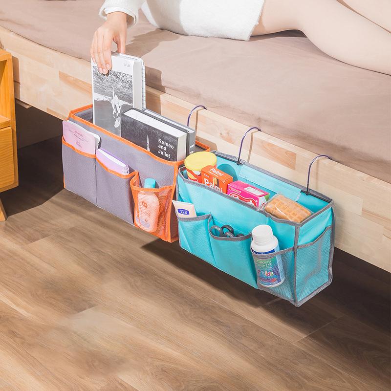 

Storage Boxes & Bins Bedside Oxford Hanging Pocket Bag Bedroom Magazine Pouch Diaper Caddy Toy Holder Baby Tissue Box Home Organizers