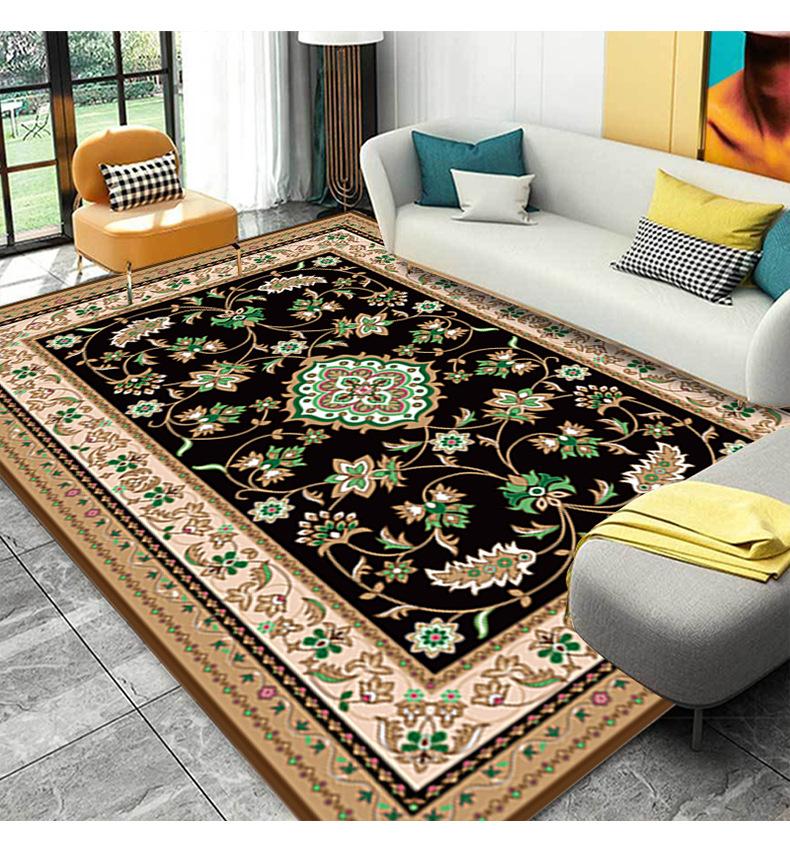 

Carpets Retro Persian Carpet, Ethnic Suitable For Living Room, Bedroom, Bedside, Tea Table, Corridor And Floor Carpet