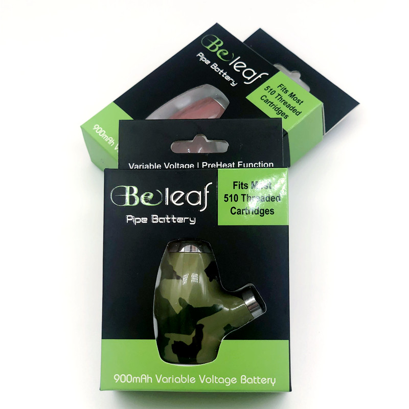 

Beleaf Pipe Battery Wooden Design 510 Thread Cartridges 900mAh Rechargeable Variable Voltage in stock