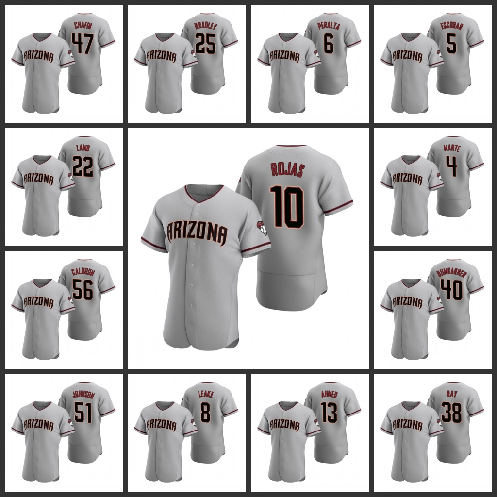 

Arizona Diamondbacks Men Josh Rojas Andrew Chafin Archie Bradley David Peralta Authentic Road Women Youth Jersey, Black