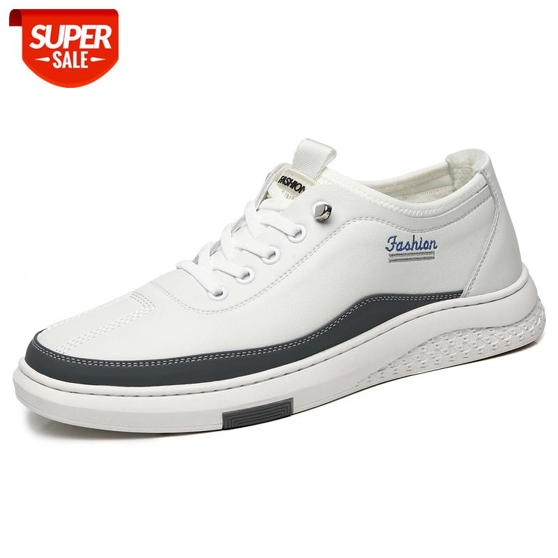

Jumpmore Handmade Casual Sneakers Winter Bestselling Shoes Plus Warm Microfiber Leather Shoes Men Size38-44 #dL3M